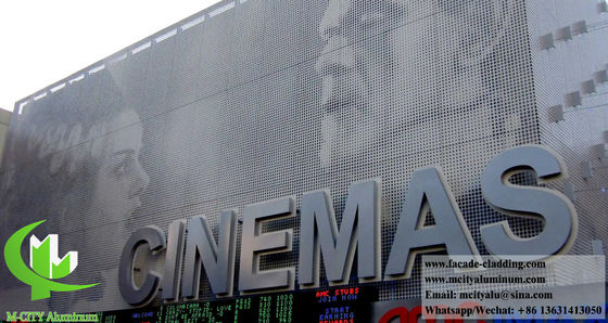 Bon prix Panneaux d'écran métalliques en maillage d'aluminium perforé pour façades murales en ligne